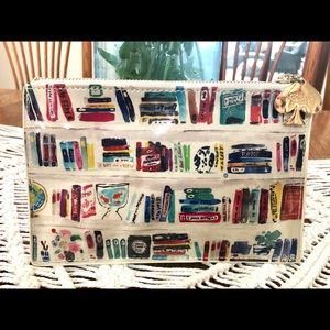 Kate Spade stack of books pencil case
